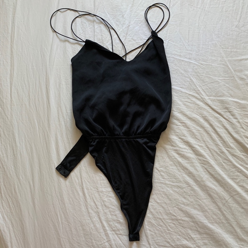 Tobi Black Strappy Bodysuit